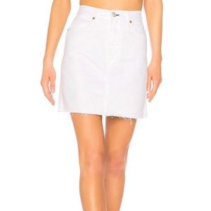 Rag & Bone White Denim Skirt Size 25